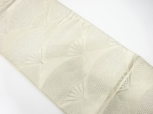 アンティーク　扇模様織り出し袋帯（材料）